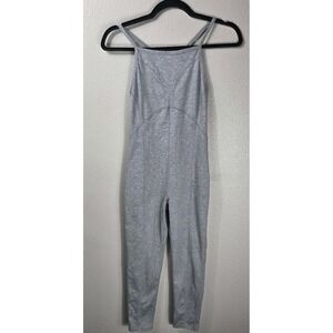 FP Movement Gray One Piece Jumpsuit XS Open Back Workout Yoga Activewear